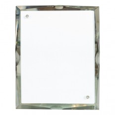 Clear glass picture frame